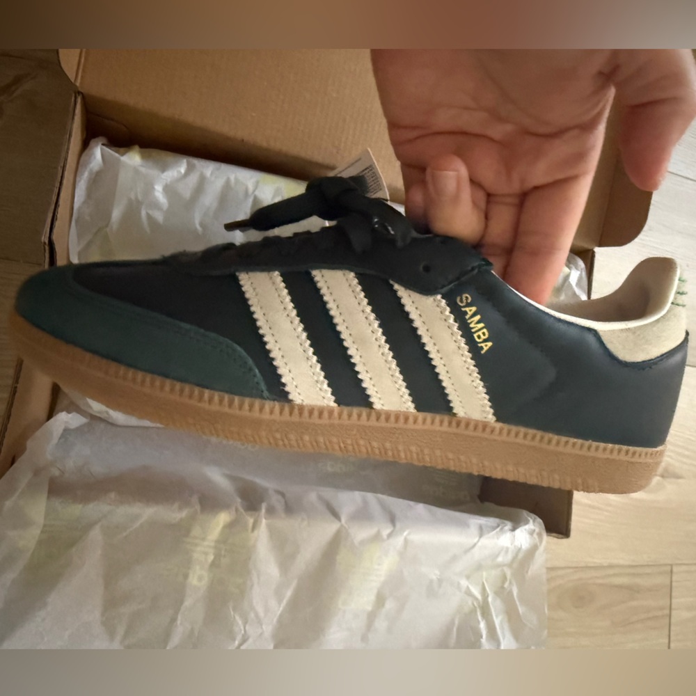 Womens/Mens Samba OG Green/cream white size 7M/8W